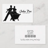 Tance Instructor Ballroom Salsa Visitenkarte (Vorne/Hinten)