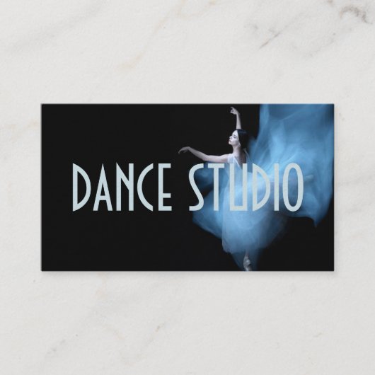 Tance Instructor Studio Lessons Ballett Visitenkarte (Vorderseite)