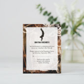 Tance Party Bar Mitzvah UAWG Reply Card RSVP Karte (Stehend Vorderseite)