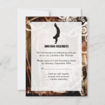 Tance Party Bar Mitzvah UAWG Reply Card