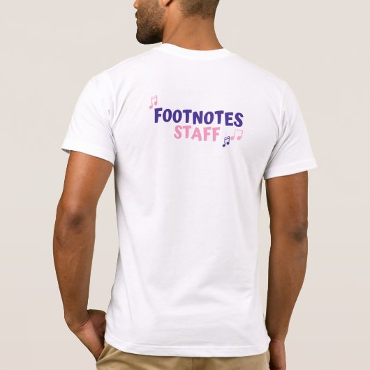 Tance Party Footnotes Shirt (Rückseite)