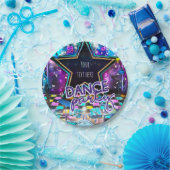 TANCE PARTY Geburtstag Pop Rock Dance Girls Pappteller (Party)