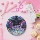 TANCE PARTY Geburtstag Pop Rock Dance Girls Pappteller (Party)