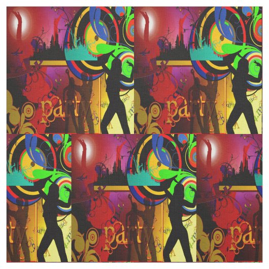 Tance Party Stoff (Muster)