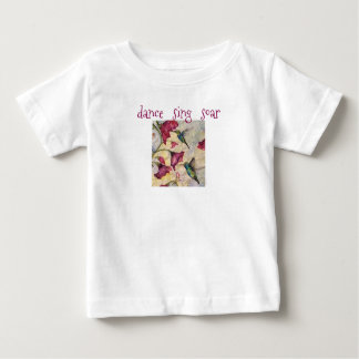Tance Sing Hummingbird Art Baby Girl Tutu Baby T-shirt