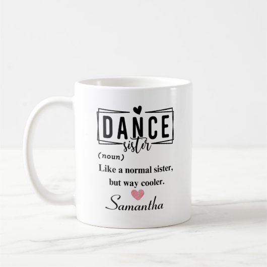 Tance Sister Kaffeetasse (Links)