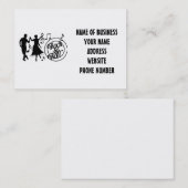 TANCE STUDIO/TANCE INSTRUCTOR'S Business CARD Visitenkarte (Vorne/Hinten)