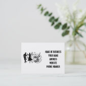 TANCE STUDIO/TANCE INSTRUCTOR'S Business CARD Visitenkarte (Stehend Vorderseite)