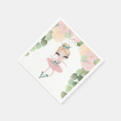 TANCE & TWIRL| BALLERINA GEBURTSTAG | FLÜSSIG | SERVIETTE (Ecke)