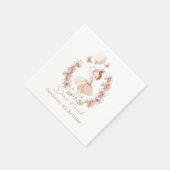 Tance & Twirl Ballerina Geburtstagsparty Napkins Serviette (Ecke)