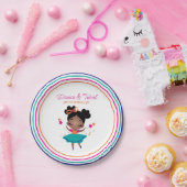 Tance & Twirl Birthday Girl Colorful Pappteller (Party)