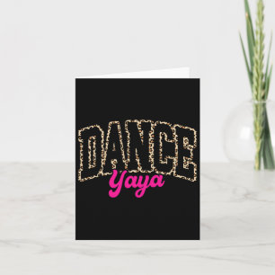Tance Yaya Leopard Tancing Yaya Life Girls D Karte