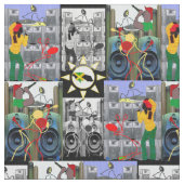 Tancehall Fabric #2 Stoff (Nahaufnahme)