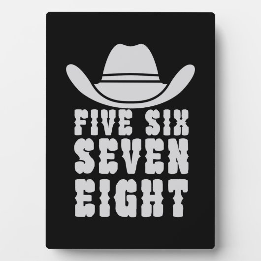 Tanceline Five Sechs sieben acht Fotoplatte (Vorderseite)