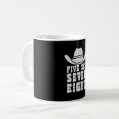 Tanceline Five Sechs sieben acht Kaffeetasse (Vorderseite Links)
