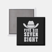 Tanceline Five Sechs sieben acht Magnet (Vorderseite/Rückseite)