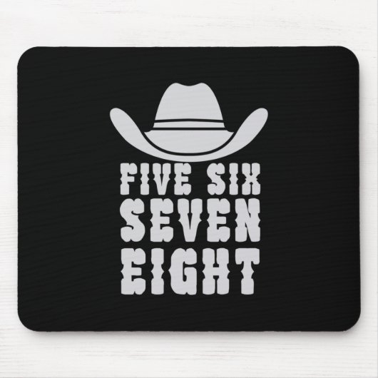 Tanceline Five Sechs sieben acht Mousepad (Vorne)
