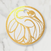 Tancho Japanese Crane Geschenkanhänger (Vorderseite)