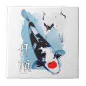 Tancho koi fliese (Vorderseite)