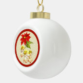 Tancing Baby Angels Weihnachtsdekoration Keramik Kugel-Ornament (Rechts)