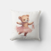 Tancing Ballerina Bear Kissen (Vorderseite)