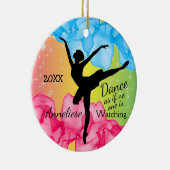 Tancing Ballerina Keramik Ornament (Rechts)