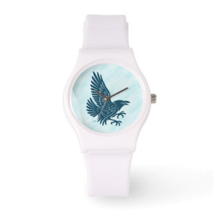 Tancing Blue Raven Armbanduhr