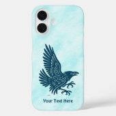 Tancing Blue Raven Case-Mate iPhone Hülle (Rückseite)