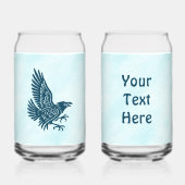 Tancing Blue Raven Dosenglas (Vorderseite)