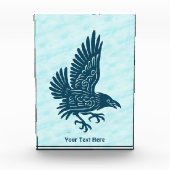 Tancing Blue Raven Fotoblock (Vorderseite)