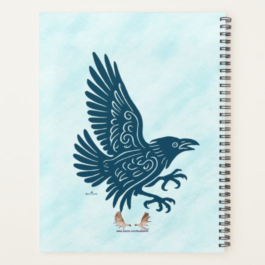 Tancing Blue Raven Planer (Rückseite)