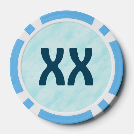 Tancing Blue Raven Pokerchips (Rückseite)