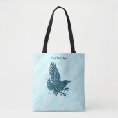 Tancing Blue Raven Tasche (Vorderseite)