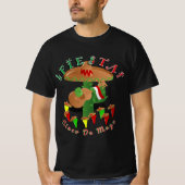 Tancing Cactus Cinco De Mayo T-Shirt (Vorderseite)