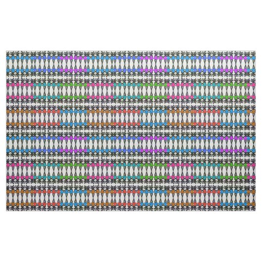 Tancing Cats Fabric Stoff (Yard (91,4 cm))