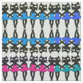 Tancing Cats Fabric Stoff (Muster)