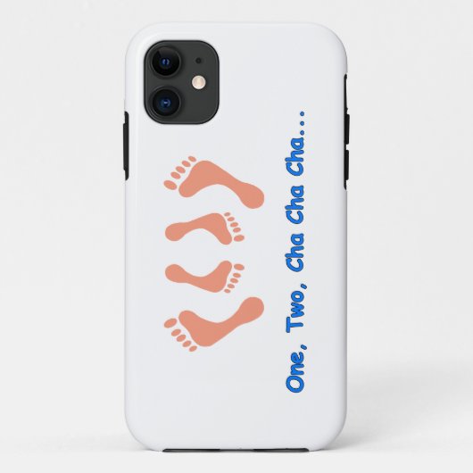 Tancing Cha Cha Feet iPhone Case (Rückseite)