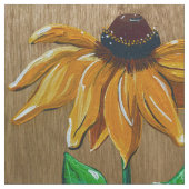 Tancing Daisies Fabric Stoff (Nahaufnahme)