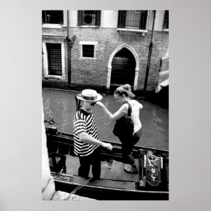 Tancing Gondolier Poster