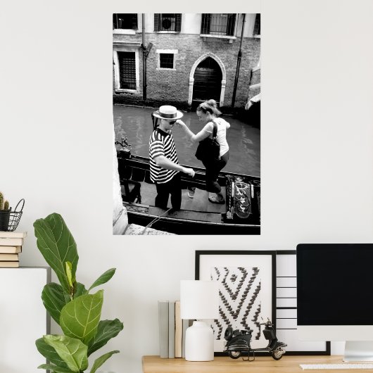 Tancing Gondolier Poster (Heimbüro)