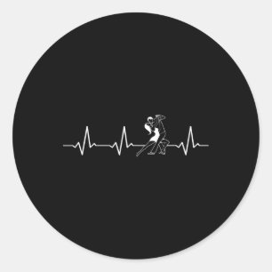 Tancing Heartbeat Rumba Salsa Cha Jive Bachata Runder Aufkleber