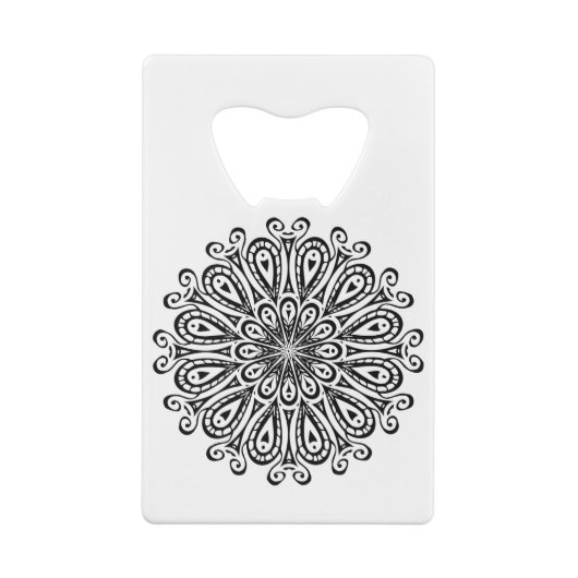 Tancing Mandala Geldbeutel Flaschenöffner (Rückseite)