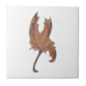 Tancing Maple Leaf Brown Fliese (Vorderseite)