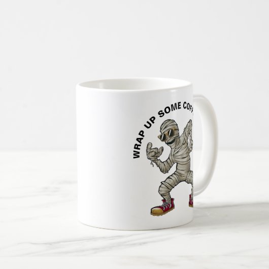 Tancing Mummy Kaffeetasse (VorderseiteRechts)