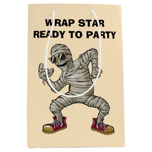 Tancing Mummy Mittlere Geschenktüte (Vorderseite)