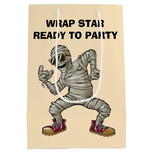 Tancing Mummy Mittlere Geschenktüte (Rückseite)