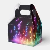 Tancing Neon Musical Notes Geschenkschachtel (Rückseite)