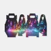 Tancing Neon Musical Notes Geschenkschachtel (Ungefaltet)