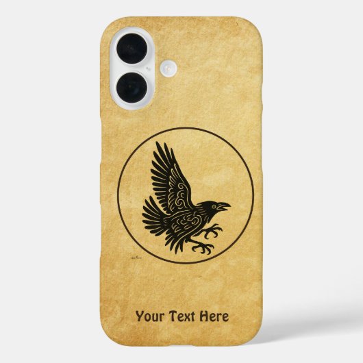 Tancing Norse Raven Case-Mate iPhone Hülle (Rückseite)