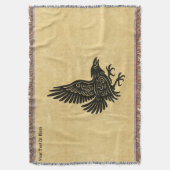 Tancing Norse Raven Decke (Vorderseite Vertikal)